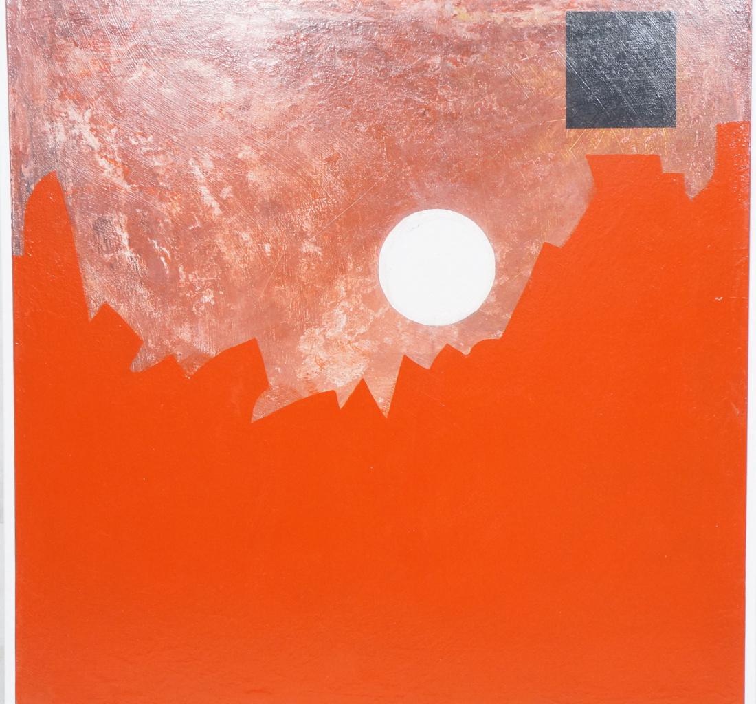 Large Modernist oil Painting on Canvas.  Abstract (1 of 7)