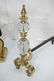 Set of Modernist Fireplace Accessories. Pair bra - 3