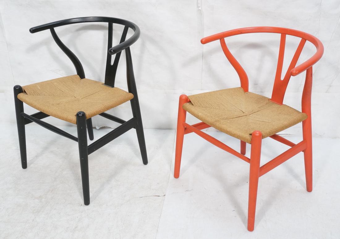 2 Wishbone Lounge Chairs. CARL HANSEN for HANS WE (1 of 10)