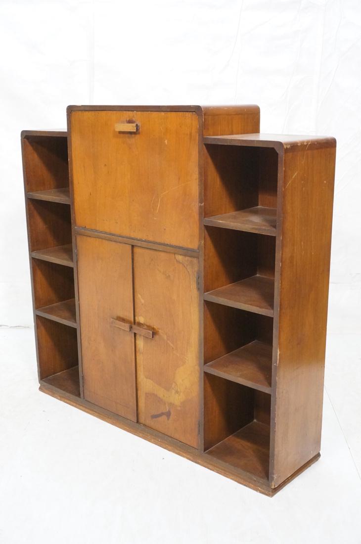 GILBERT ROHDE Style 2 Tone Wood Desk Shelf Unit. (1 of 9)