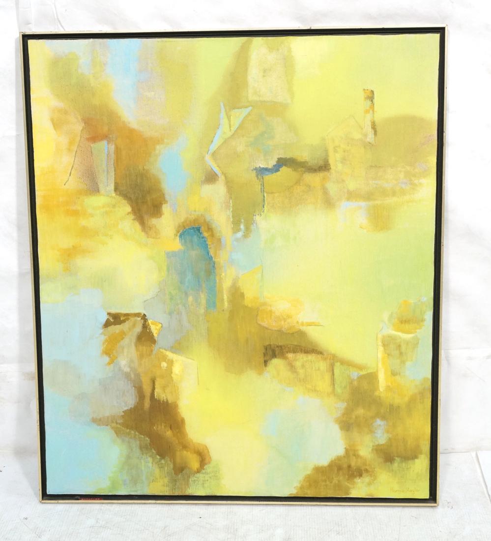 NORMA HAGLER Modernist Abstract Oil Painting "Sha (1 of 7)