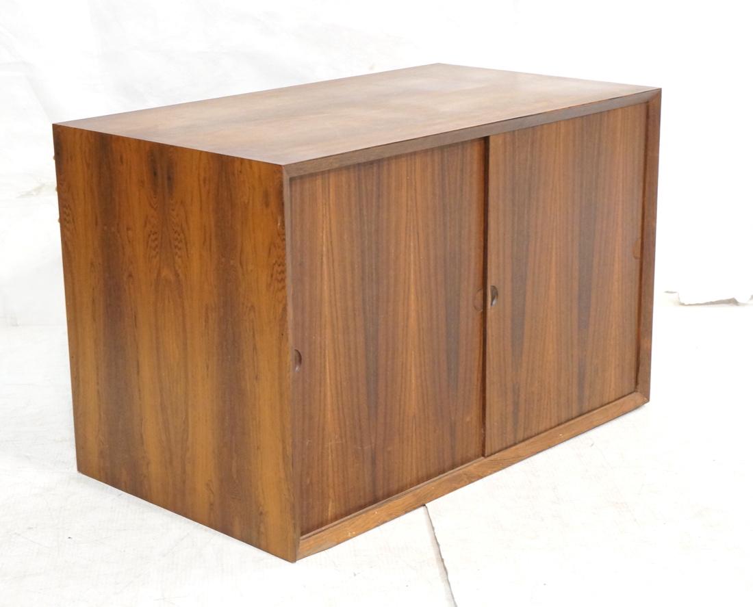 CADO Unit Modern Rosewood 2 Door Cabinet. Beveled (1 of 5)