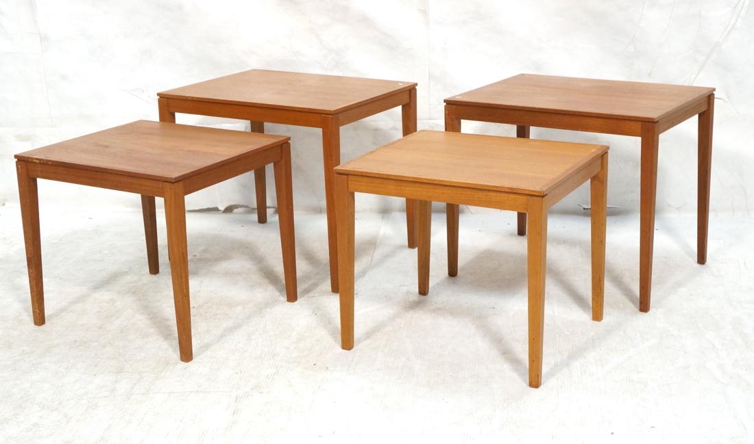 2 sets BENT SILBERG Nesting Tables. Each set with (1 of 8)