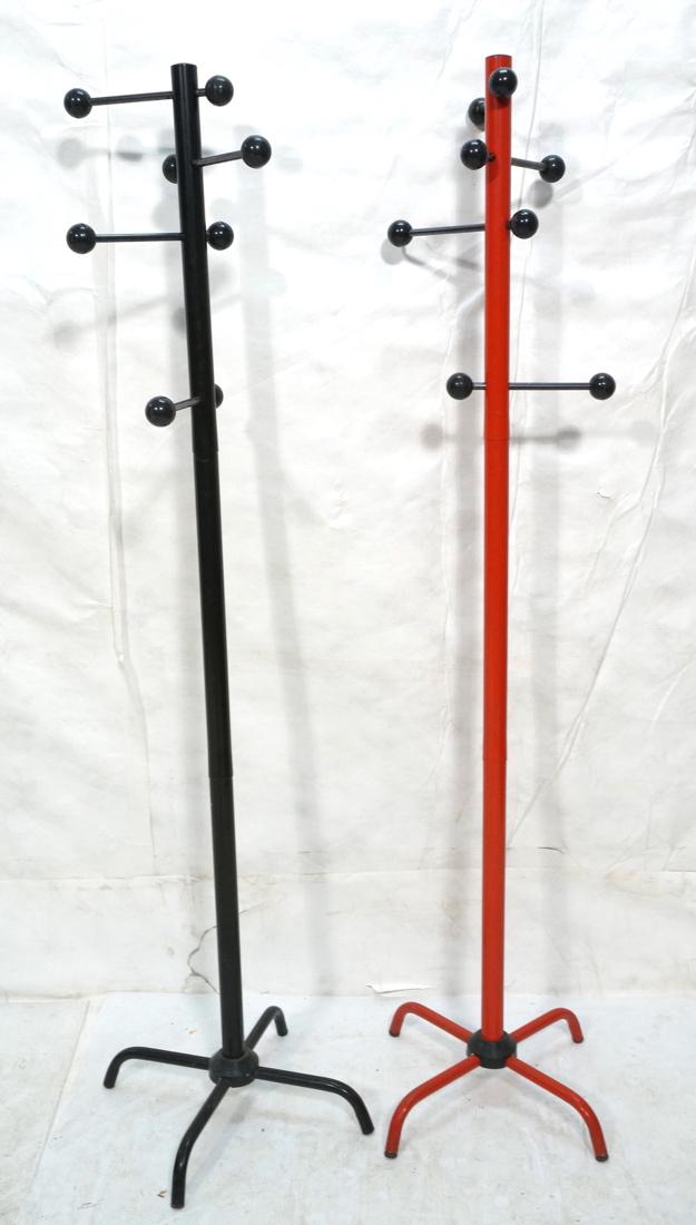 2 Italian Style Enamel Standing Coat Hat Racks. M (1 of 7)