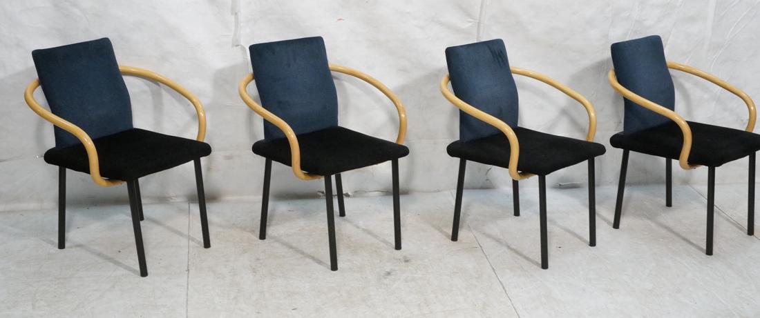 4 Ettore Sottsass Mandarin chairs Knoll International (1 of 9)