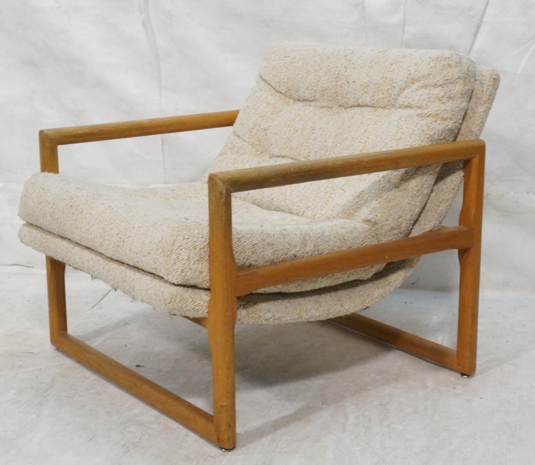 MILO BAUGHMAN for THAYER COGGIN Oak Lounge Chair. (1 of 5)