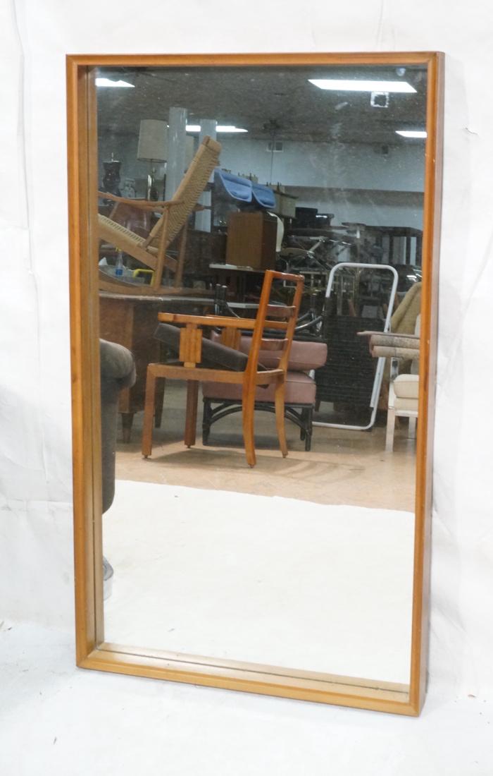 Danish Modern teak Hanging Wall Mirror. Deep well (1 of 8)