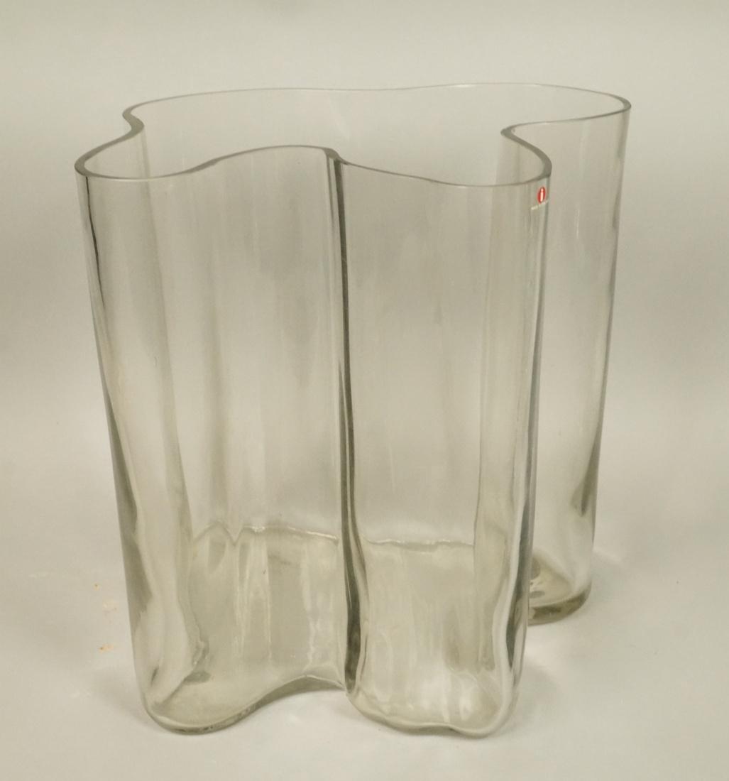 11.5" IITTALA Finland ALVAR AALTO Art Glass Vase. (1 of 5)