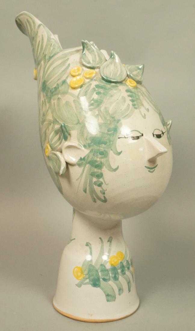 Danish BJORN WIINBLAD Pottery Head Bust Sculpture (1 of 7)