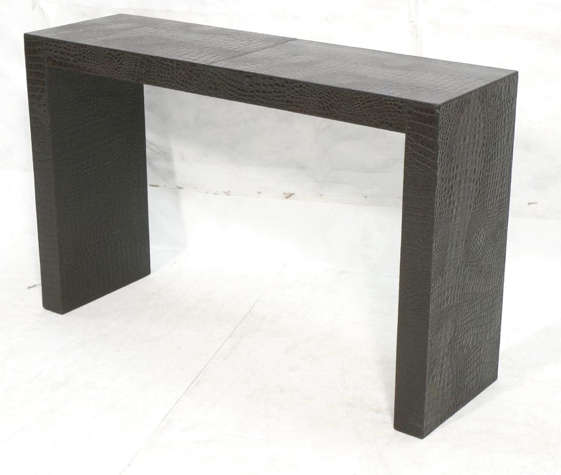 Black Faux Gator KARL SPRINGER style Parsons Hall (1 of 7)