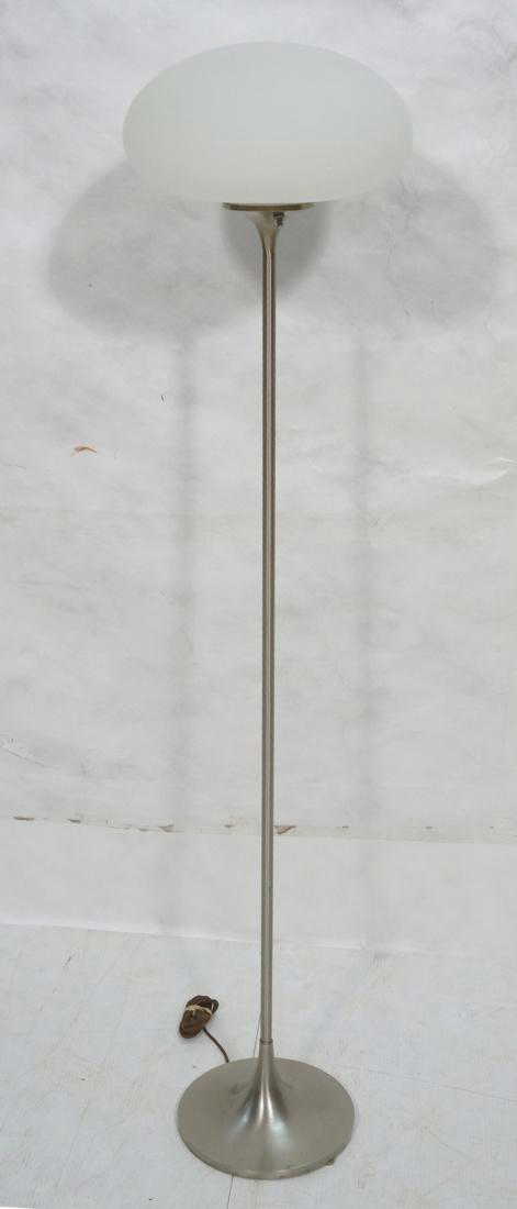 Laurel Mushroom Floor Lamp Frosted White Glas