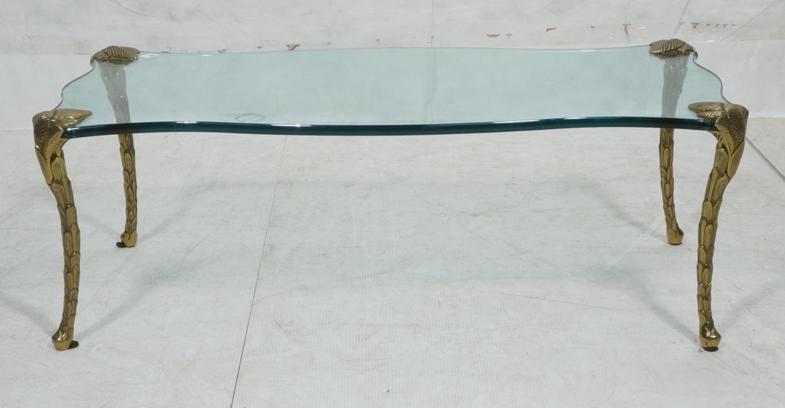 Decorator Brass & Glass Modernist Coffee Table. P (1 of 7)