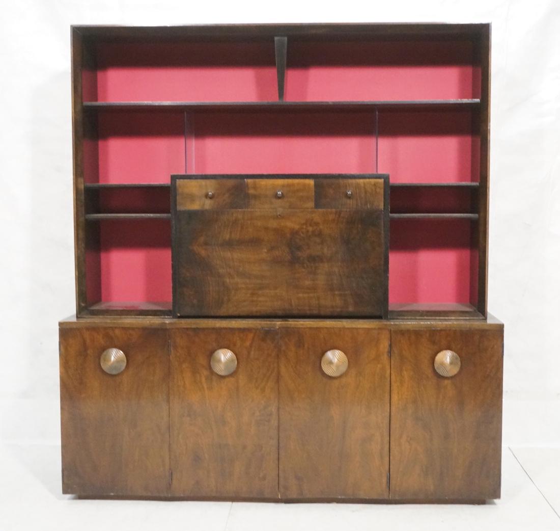 Gilbert Rohde Large Wall Unit. Upper level with o (1 of 9)