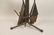 Set of Modernist Wood Fireplace Tools. Three tool - 3