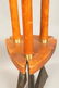 Set of Modernist Wood Fireplace Tools. Three tool - 6