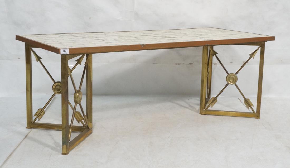 Regency Style Capiz Shell Coffee Cocktail Table. (1 of 8)