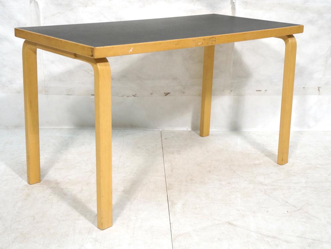 ARTEK Black Laminate Cafe Dining Table Desk. ALVA (1 of 6)