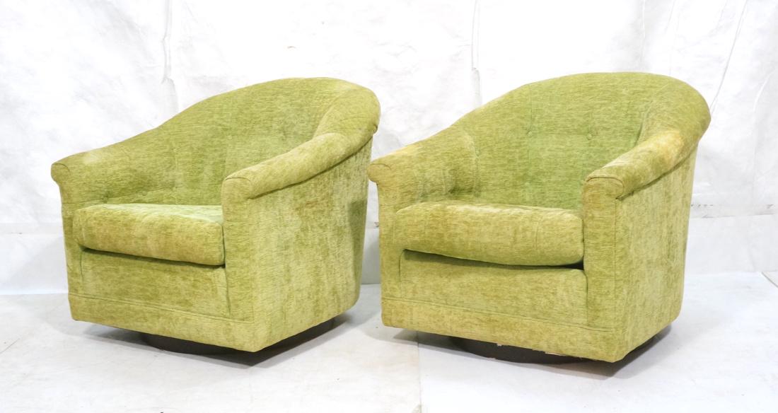 Pr Lime Green DIRECTIONAL DESIGN Swivel Lounge Ch (1 of 7)