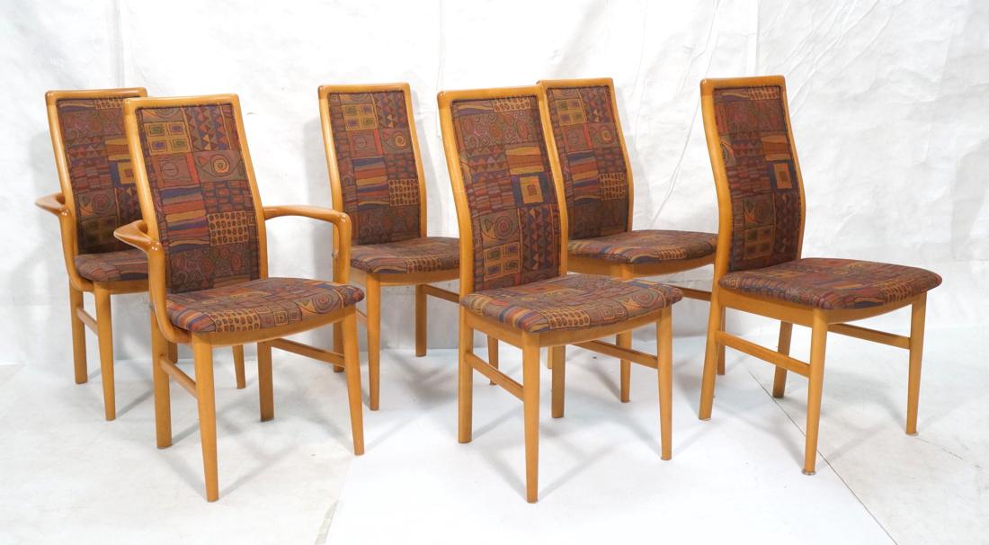 Set 6 SCHOU ANDERSEN Danish Teak Dining Chairs. T (1 of 6)