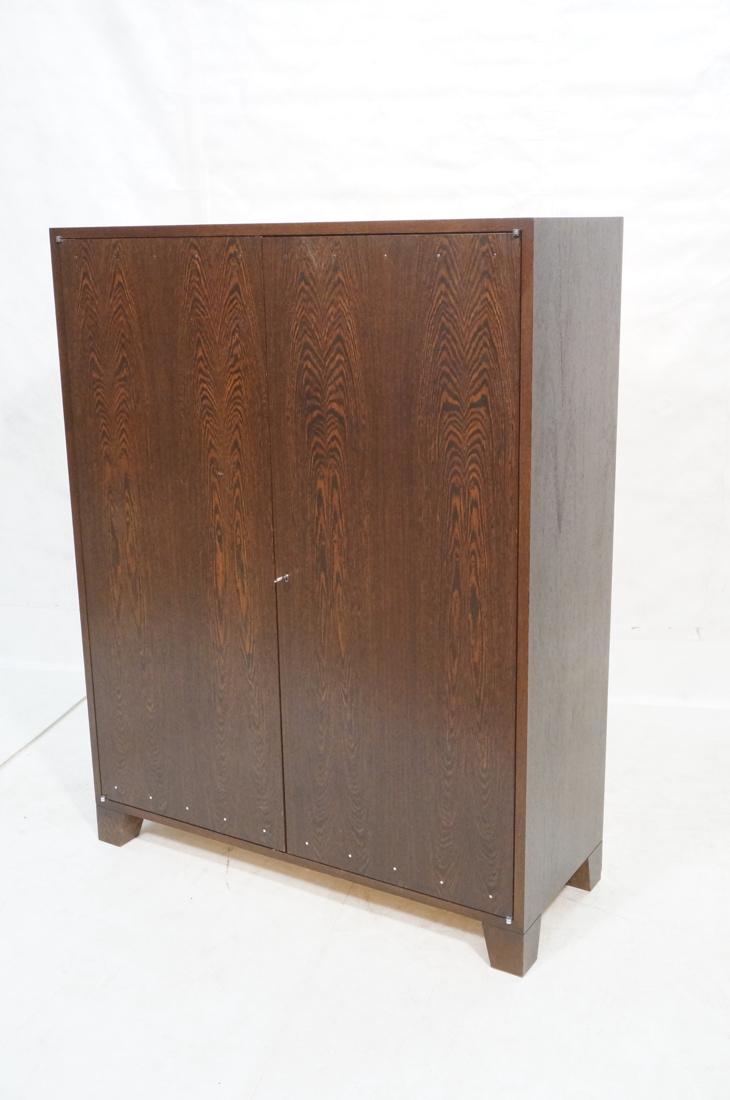 CHRISTIAN LIAIGRE Two Door Wenge Wood Cabinet. Fo (1 of 5)