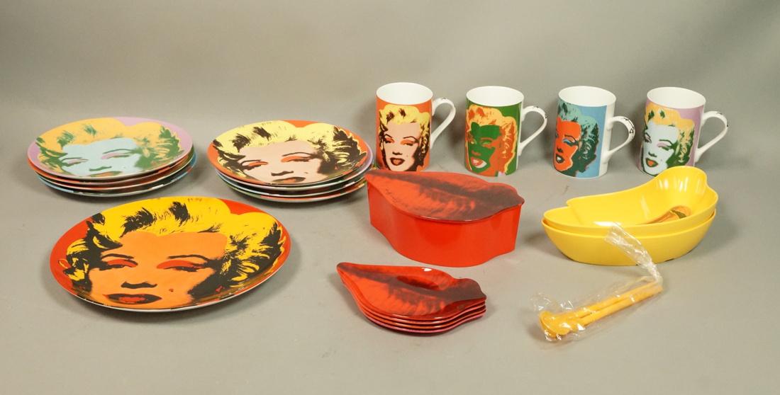 Lot ANDY WARHOL Collectibles. 1). BLOCK 10" Limit (1 of 10)