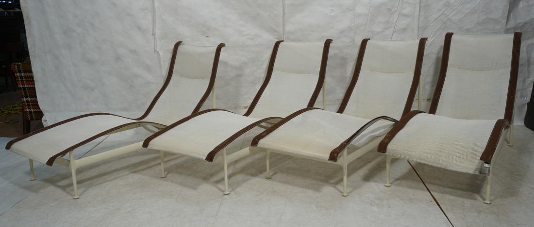 Set 4 RICHARD SCHULTZ Outdoor Patio Chaise Lounge (1 of 7)