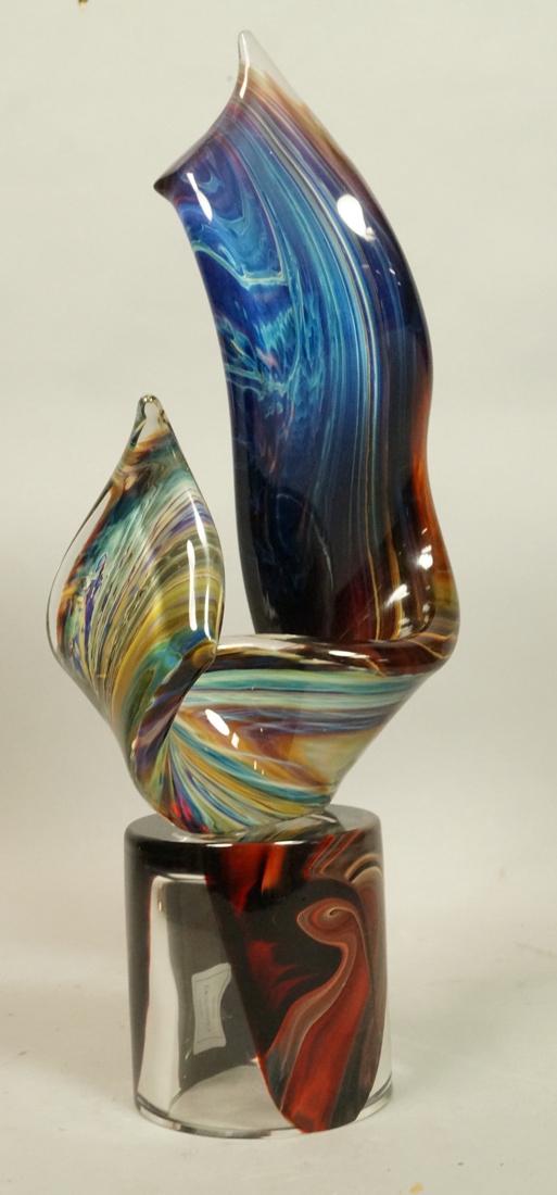 Large Murano Sculpture.  Taglia Pietra.  Multicol (1 of 8)