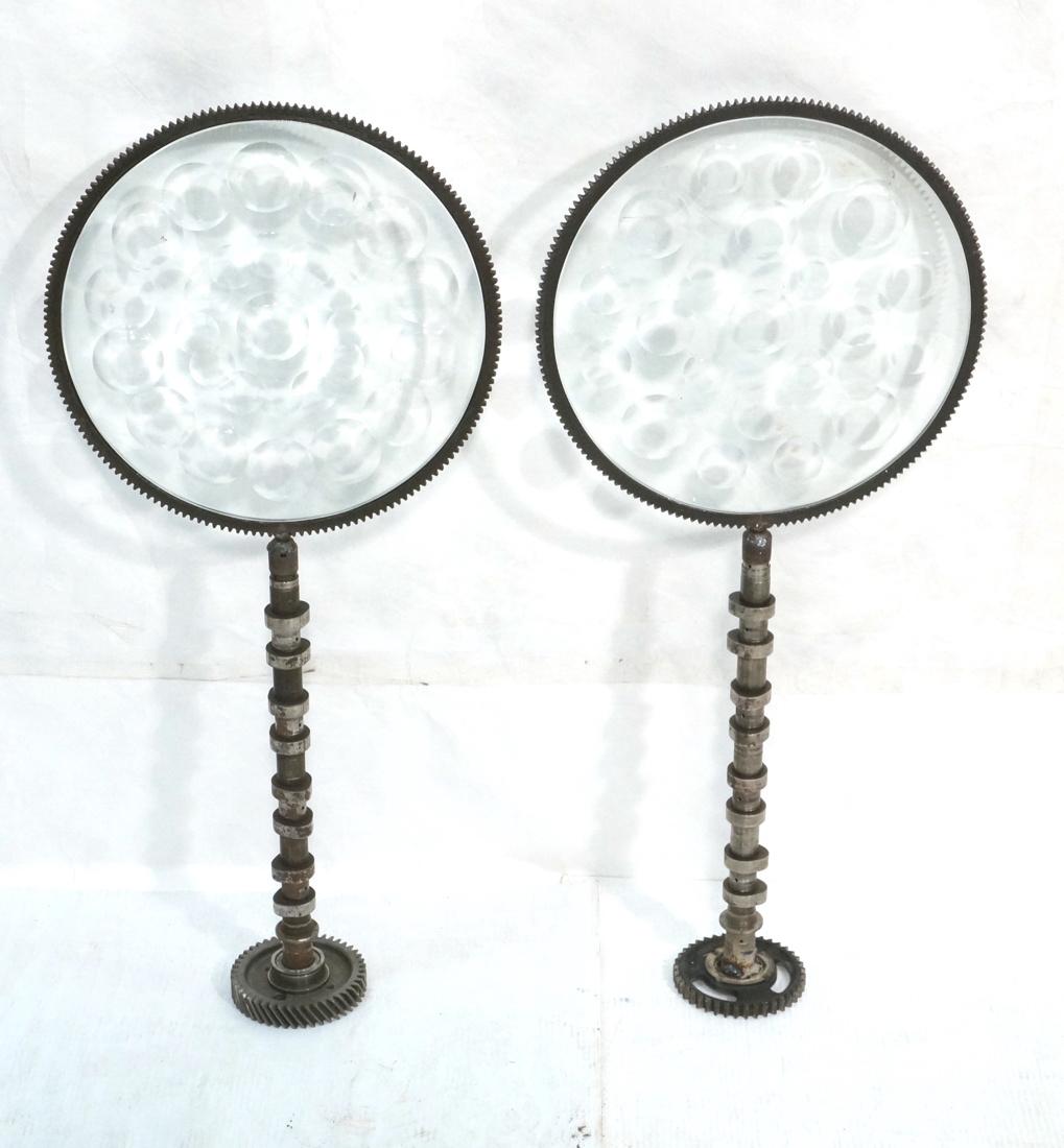 Pr Industrial style Glass Magiscope Sculptures. R (1 of 7)