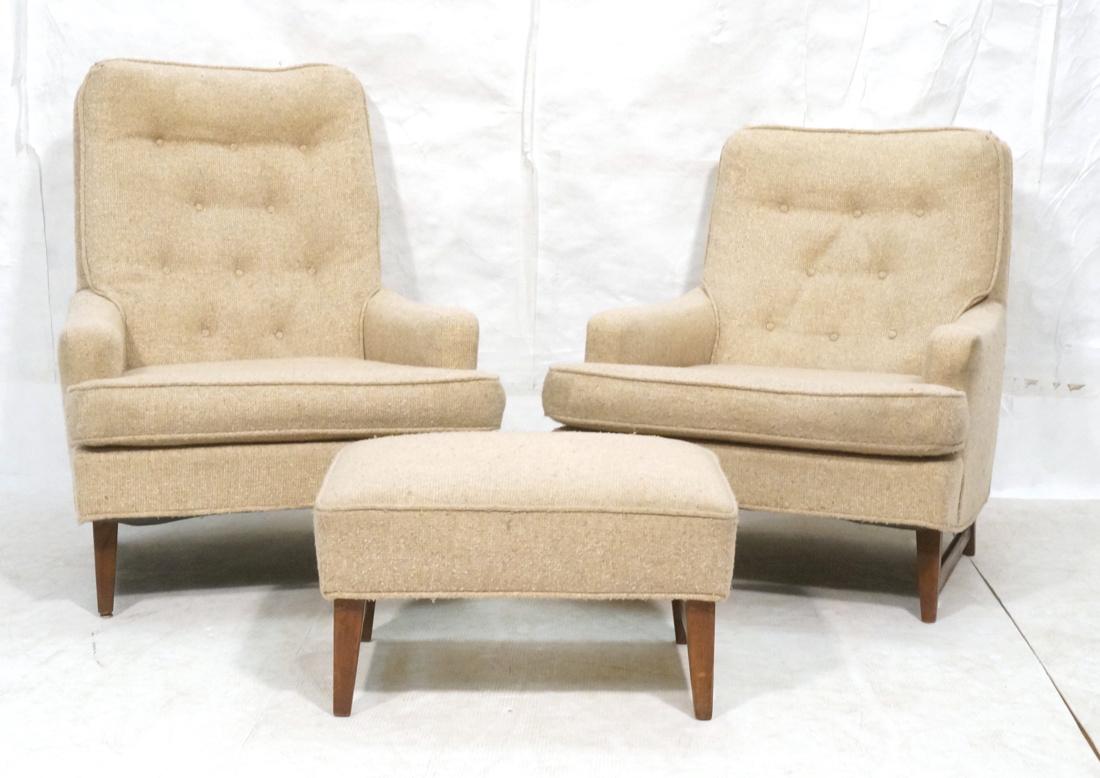 Mom & Pop Modern Lounge Chairs & Ottoman. Texture (1 of 8)