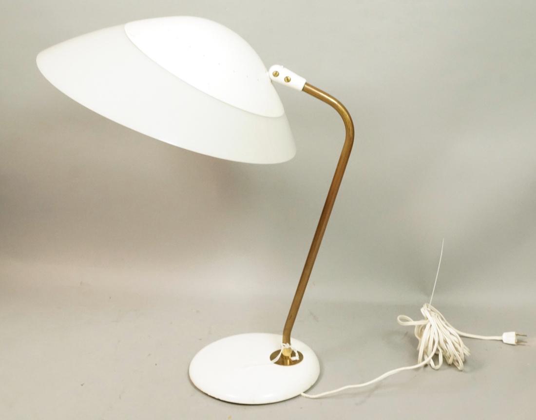 Lightolier Modern Table Desk Lamp. Plexi & White (1 of 10)