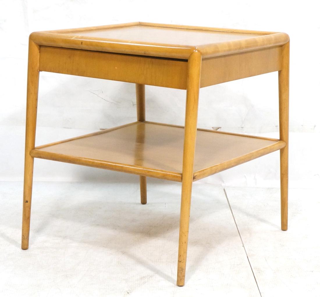 ROBSJOHN GIBBINGS Square Modern Side Table. Singl (1 of 7)