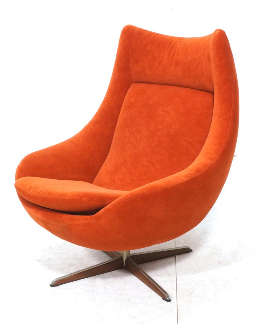 Modern Tall Egg Lounge Chair. H.W. Klein for Bram (1 of 7)