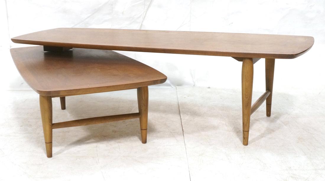 LANE American Modern Walnut Fold out Coffee Table
