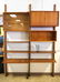 Teak Danish Modern Wall Shelf & Cabinet Unit. Thr