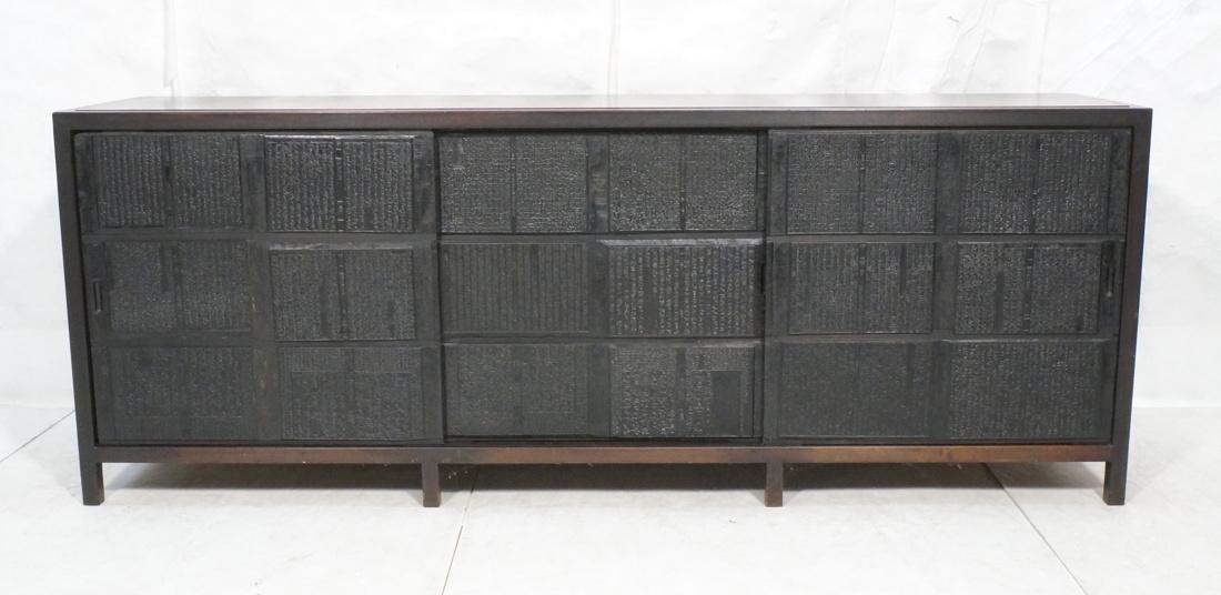 Decorator Sideboard Credenza Cabinet.  Large Rose (1 of 9)