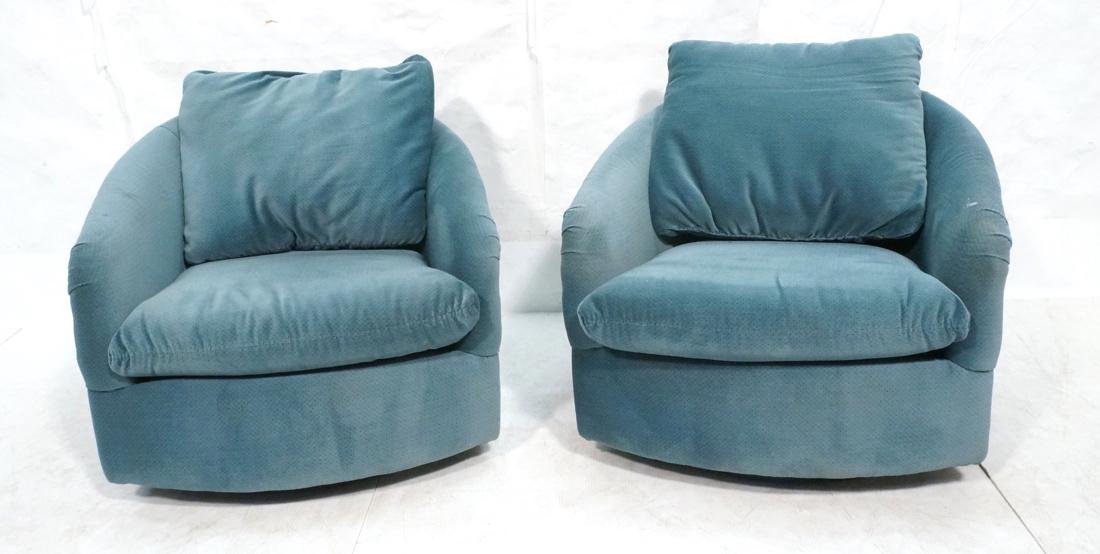 Pair Milo Baughman Thayer Coggin Lounge Chairs. (1 of 6)