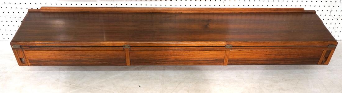 Rosewood Three Drawer Wall Shelf Desk. ARNE HOVMA (1 of 10)
