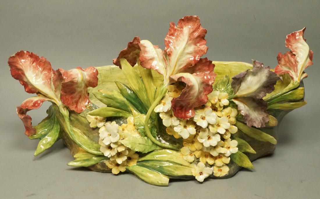 Large Sculptural CAPODIMONTE Italian Center Bowl. (1 of 7)