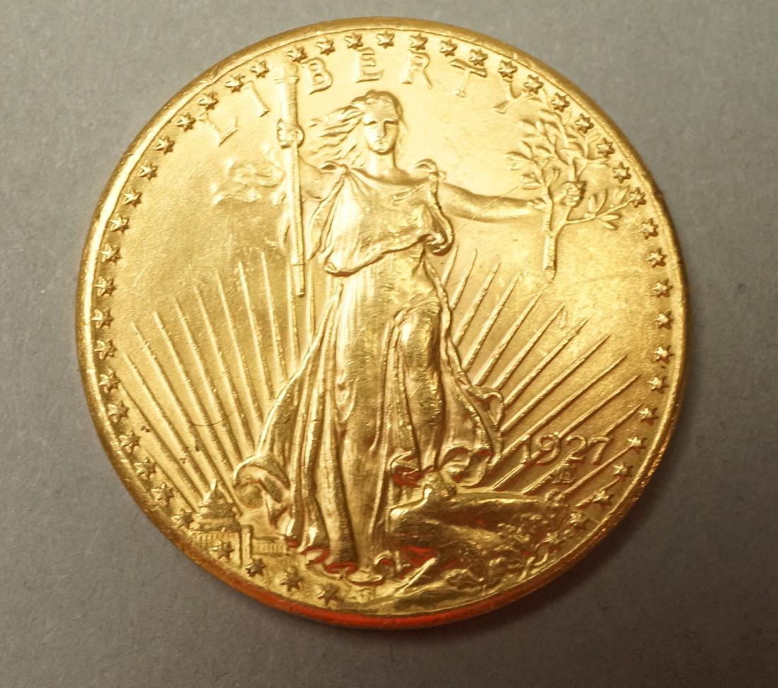 1925 Liberty 20 Dollars Gold Coin.  21.5 dwt (1 of 5)