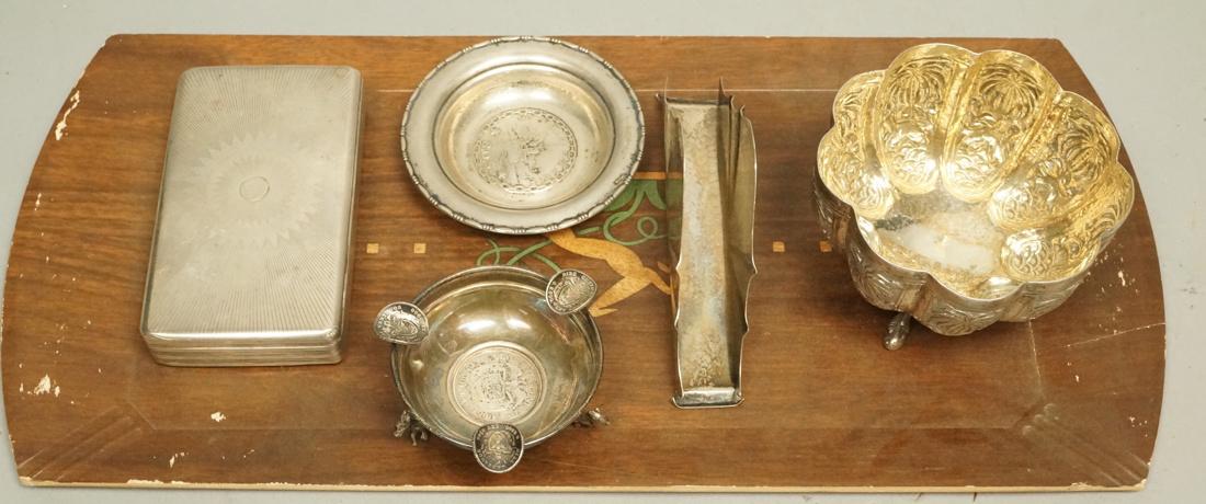 5pc Assorted Silver Objects. 1) LC 880S Scandinav (1 of 10)