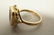 14K Gold Intaglio Ring Amethyst Intaglio. Sz 6 - 2