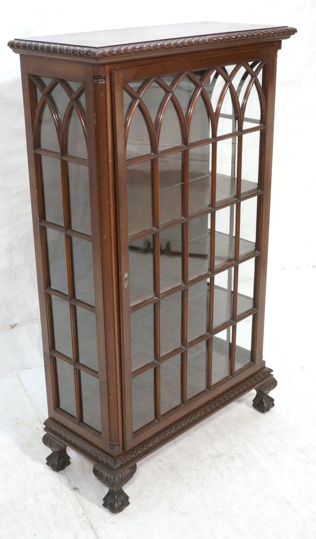 Mahogany Small China Cabinet Glass Paned Sides & (1 of 7)