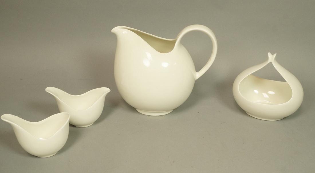 4pc EVA ZEISEL for HALLCRAFT Modernist China. Pit (1 of 8)