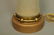 Trapped Air Murano Italian Glass Table Lamp. Gilt - 2