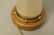 Trapped Air Murano Italian Glass Table Lamp. Gilt - 5