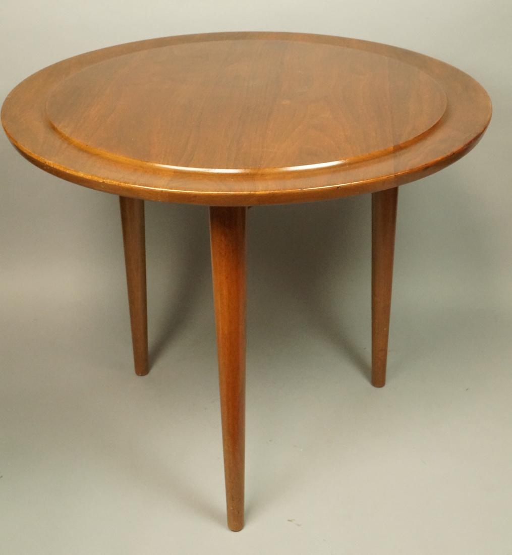 JENS RISOM Design Round Modern Side Table. Round (1 of 6)