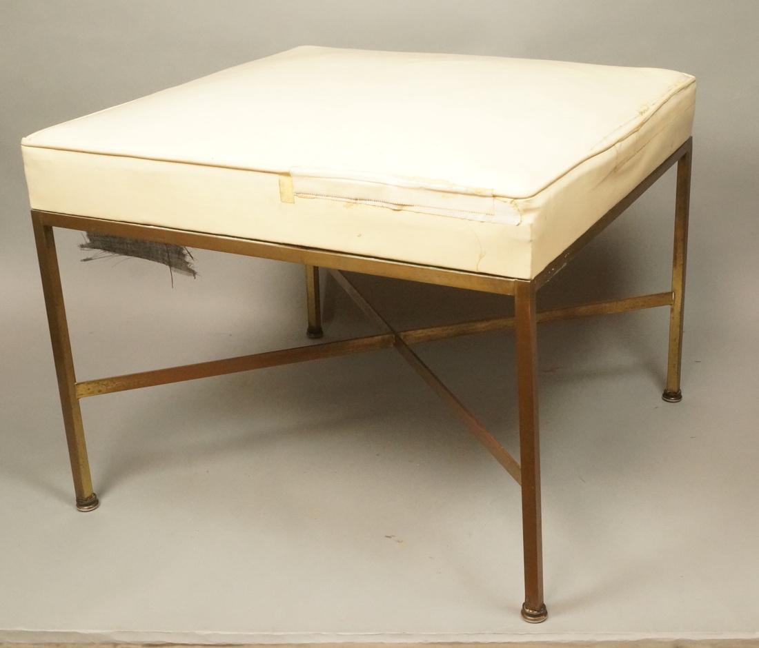 Paul Mccobb Square Brass Frame Bench Stool X Str Sep 19 2017