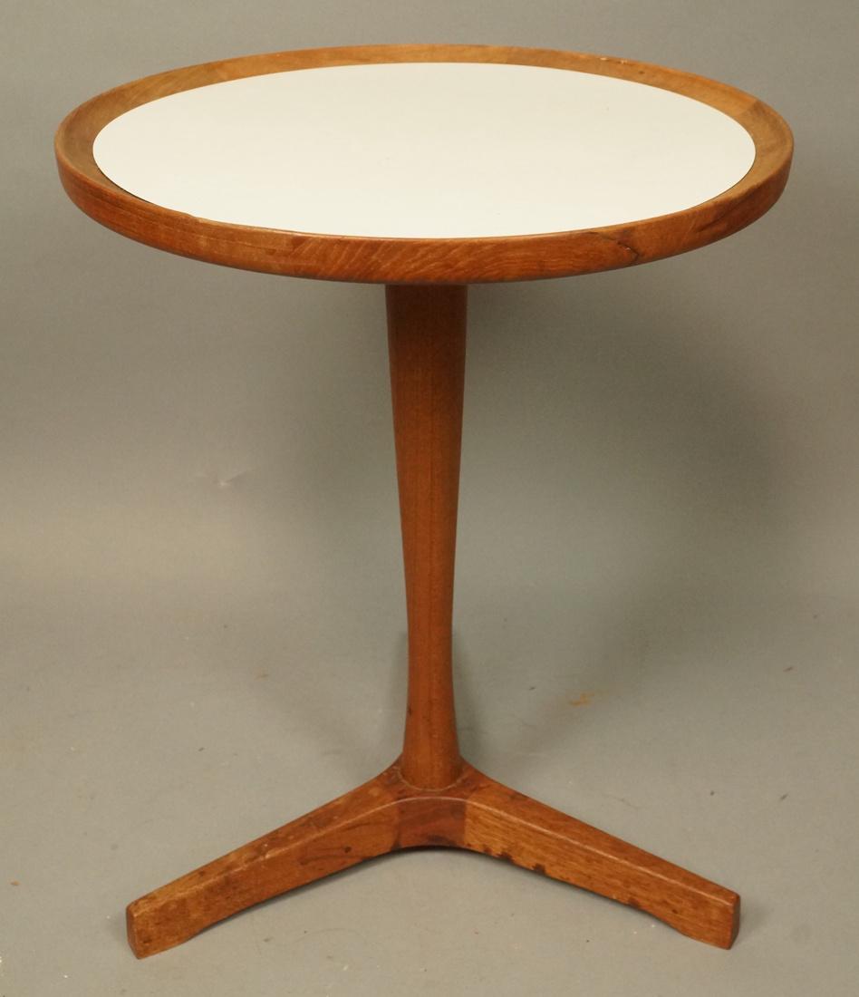 HANS C ANDERSEN Danish Teak Round Side Table. Ins (1 of 5)