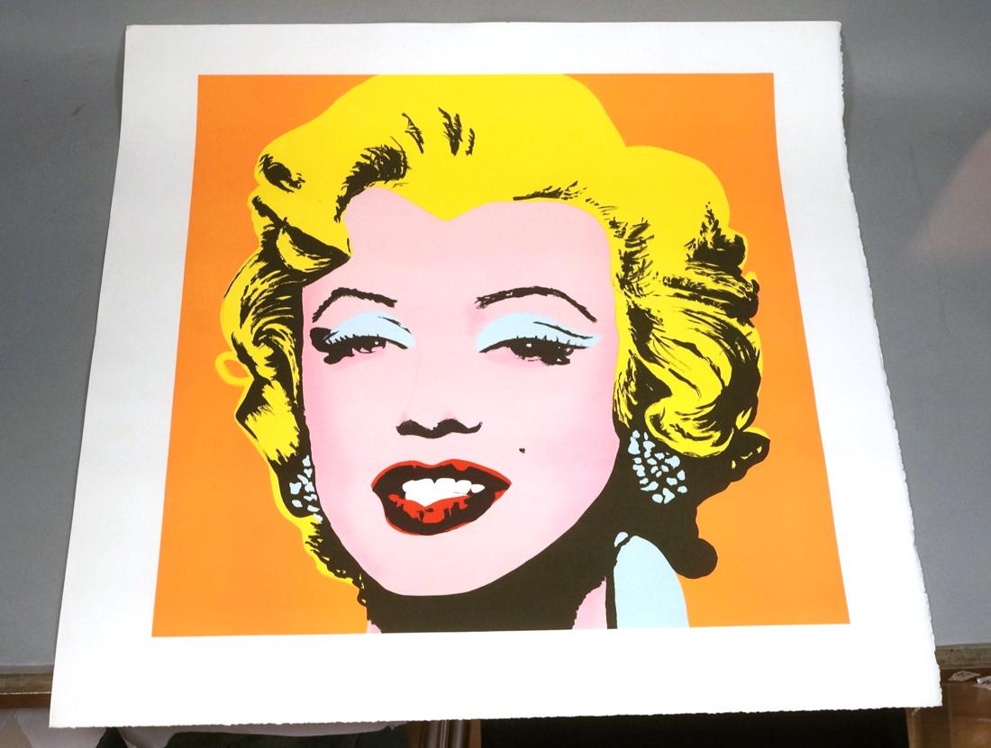 ANDY WARHOL MARILYN MONROE Lithograph Print. 77/5 (1 of 8)