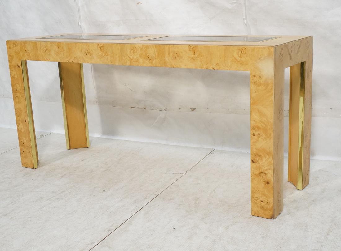 Birdseye Maple Console Decorator Console Table. 2 (1 of 8)